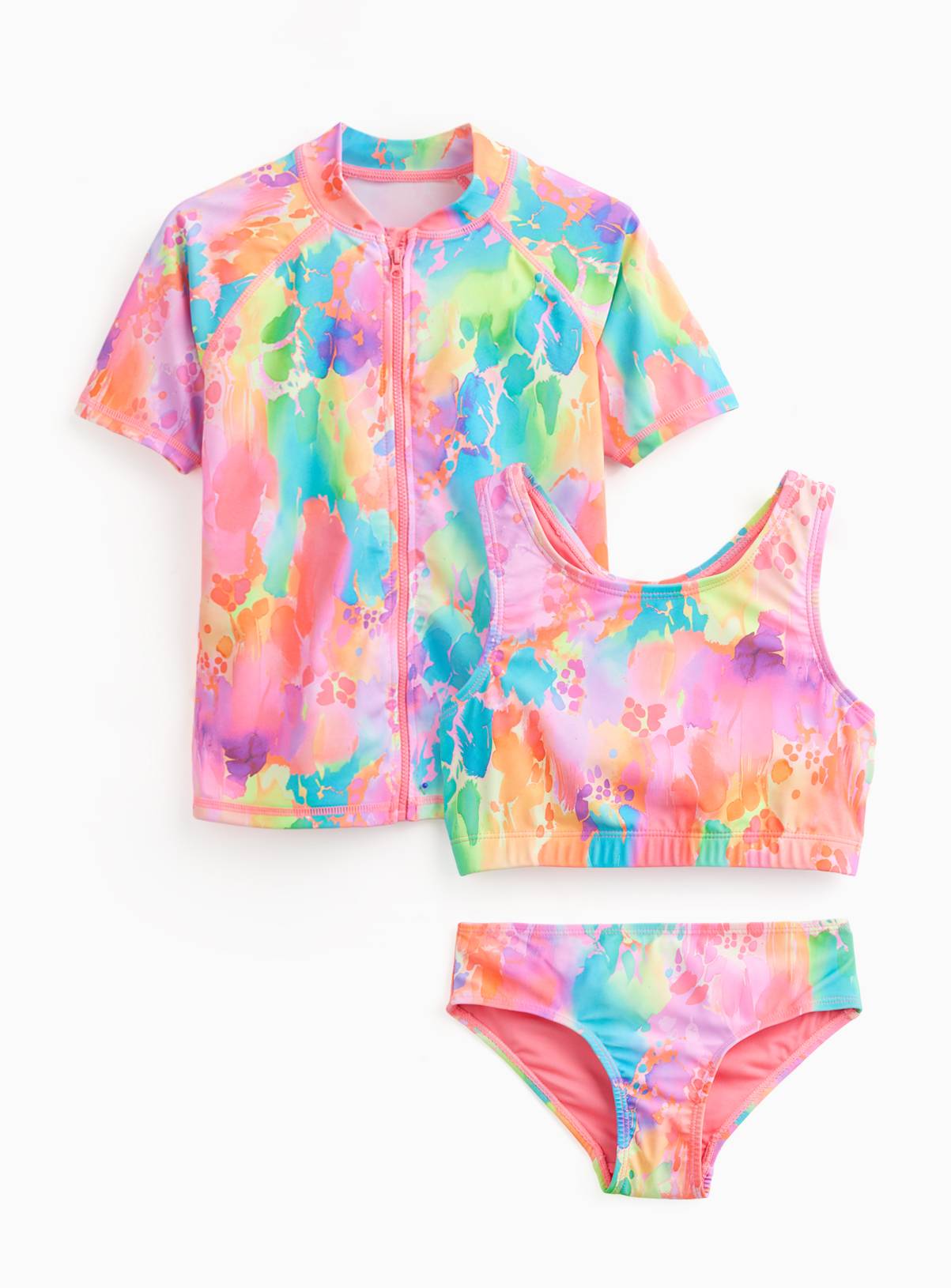 Tie Dye Print Swim Set 9-10 years - Image 1